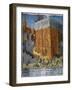 The Construction of the Temple of Jerusalem by King Solomon, by Jean Fouquet-null-Framed Giclee Print