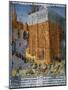 The Construction of the Temple of Jerusalem by King Solomon, by Jean Fouquet-null-Mounted Giclee Print