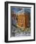 The Construction of the Temple of Jerusalem by King Solomon, by Jean Fouquet-null-Framed Giclee Print