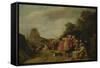 The Construction of the Tower of Babel-Frans II the Younger Francken-Framed Stretched Canvas