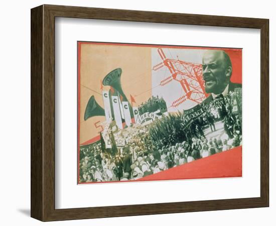 The Construction of the USSR, c.1920-Alexander Rodchenko-Framed Giclee Print