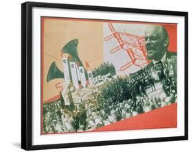 The Construction of the USSR, c.1920-Alexander Rodchenko-Framed Giclee Print