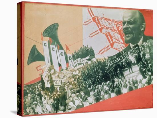 The Construction of the USSR, c.1920-Alexander Rodchenko-Stretched Canvas