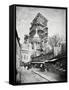 The Construction Ot the Sacre Coeur in Montmartre, circa 1885-90-null-Framed Stretched Canvas