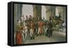 The Consuls Take Possession of the Tuileries-Felicien Baron De Myrbach-rheinfeld-Framed Stretched Canvas