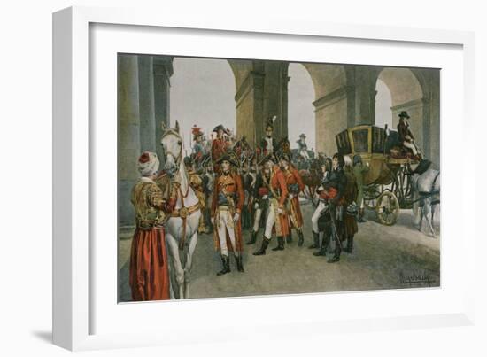 The Consuls Take Possession of the Tuileries-Felicien Baron De Myrbach-rheinfeld-Framed Giclee Print