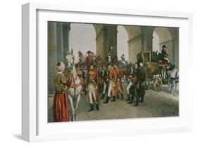 The Consuls Take Possession of the Tuileries-Felicien Baron De Myrbach-rheinfeld-Framed Giclee Print