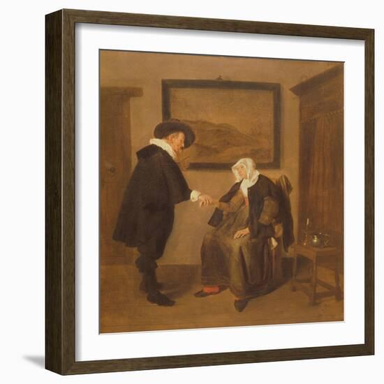 The Consultation, C.1655-Quiringh Gerritsz. van Brekelenkam-Framed Giclee Print