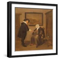 The Consultation, C.1655-Quiringh Gerritsz. van Brekelenkam-Framed Giclee Print