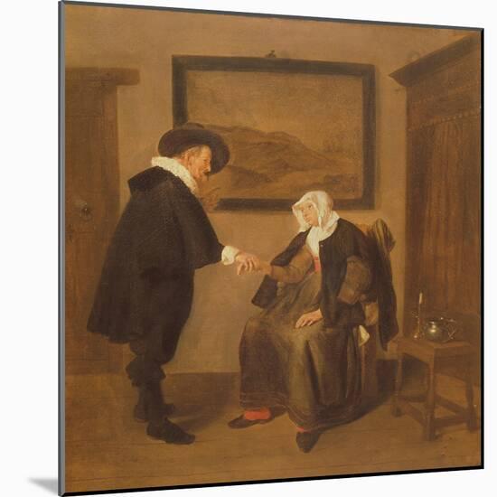 The Consultation, C.1655-Quiringh Gerritsz. van Brekelenkam-Mounted Giclee Print