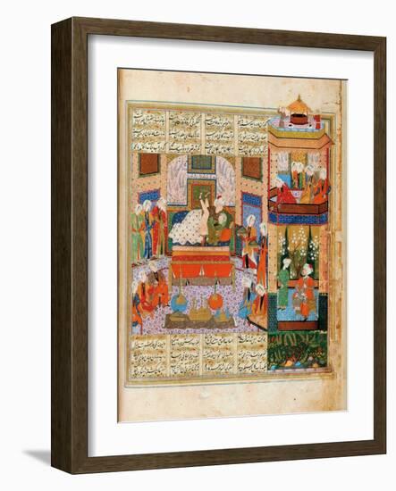 The Consummation of the Marriage Between Khusraw and Shirin-null-Framed Giclee Print