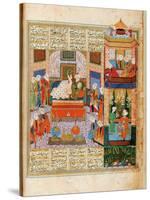 The Consummation of the Marriage Between Khusraw and Shirin-null-Stretched Canvas