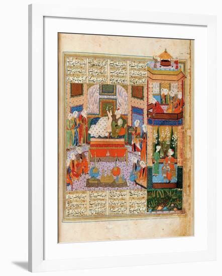 The Consummation of the Marriage Between Khusraw and Shirin-null-Framed Giclee Print