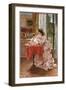 The Contented Mother, 1872-Alfred Emile Stevens-Framed Premium Giclee Print