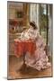 The Contented Mother, 1872-Alfred Emile Stevens-Mounted Premium Giclee Print