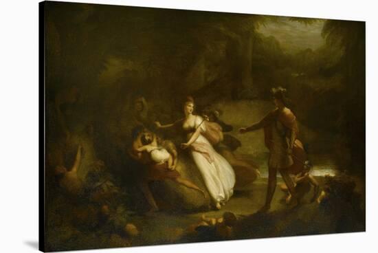 The Contention of Oberon and Titania for the Indian Boy-Henry Howard-Stretched Canvas