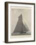 The Contest for the America Cup at New York-null-Framed Giclee Print