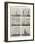 The Contest for the America Cup, the First Race, 26 September-null-Framed Giclee Print