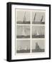 The Contest for the America Cup, the First Race, 26 September-null-Framed Giclee Print