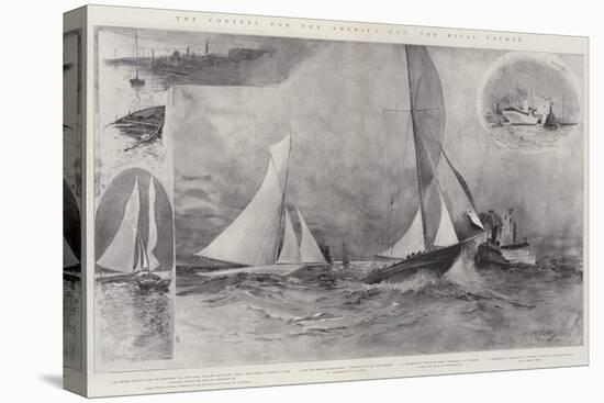 The Contest for the America Cup, the Rival Yachts-Henry Charles Seppings Wright-Stretched Canvas