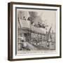 The Contest for the America Cup, the Shamrock's Voyage-null-Framed Giclee Print