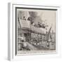 The Contest for the America Cup, the Shamrock's Voyage-null-Framed Giclee Print