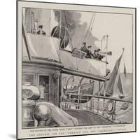 The Contest for the America Cup, the Shamrock's Voyage-null-Mounted Giclee Print