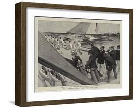 The Contest for the America Cup-T. Dart Walker-Framed Giclee Print