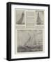 The Contest for the America Cup-null-Framed Giclee Print