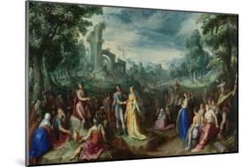 The Continence of Scipio, 1600-Karel Van Mander-Mounted Giclee Print