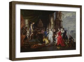 The Continence of Scipio (237-183 Bc) (Oil on Canvas)-Willem Van The Elder Herp-Framed Giclee Print