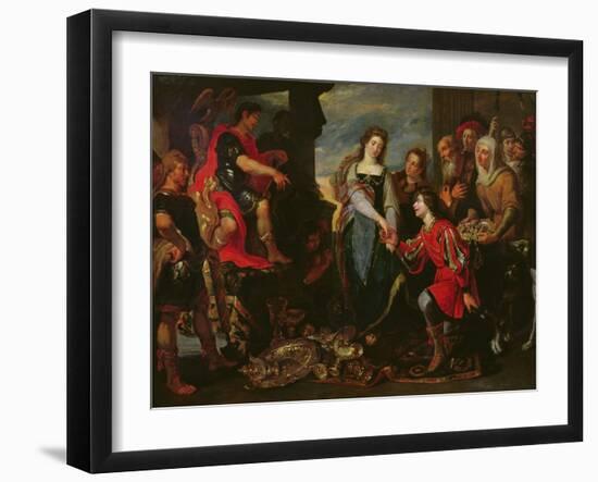 The Continence of Scipio (237-183 Bc) (Oil on Canvas)-Pieter van Mol-Framed Giclee Print