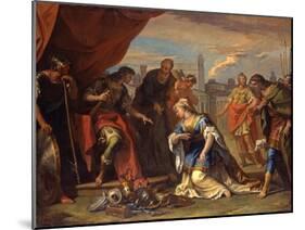 The Continence of Scipio, c.1708-1710-Sebastiano Ricci-Mounted Giclee Print