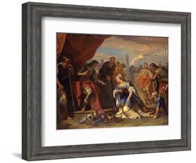 The Continence of Scipio, c.1708-1710-Sebastiano Ricci-Framed Giclee Print