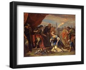 The Continence of Scipio, c.1708-1710-Sebastiano Ricci-Framed Giclee Print