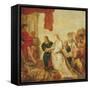 The Continence of Scipio-Cornelis de Vos-Framed Stretched Canvas