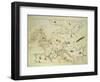 The Continent of Europe, from an Atlas of the World in 33 Maps, Venice, 1st September 1553-Battista Agnese-Framed Giclee Print