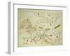 The Continent of Europe, from an Atlas of the World in 33 Maps, Venice, 1st September 1553-Battista Agnese-Framed Giclee Print