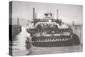 The Contra Costa Ferry, c.1920-null-Stretched Canvas