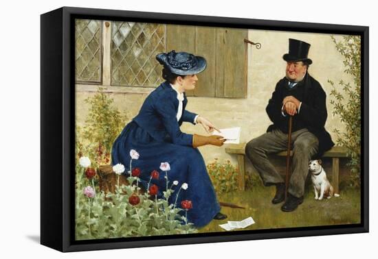 The Contract-William III Bromley-Framed Stretched Canvas