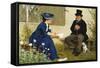 The Contract-William III Bromley-Framed Stretched Canvas