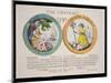 The Contrast 1793: British Liberty and French Liberty - Which Is Best? 1793-Thomas Rowlandson-Mounted Giclee Print