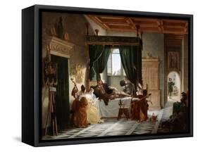 The Convalescence of Bayard, C1796-1842-Pierre Henri Revoil-Framed Stretched Canvas