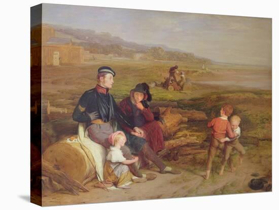 The Convalescent from the Battle of Waterloo, 1822-William Mulready-Stretched Canvas