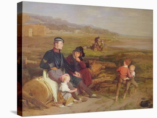 The Convalescent from the Battle of Waterloo, 1822-William Mulready-Stretched Canvas