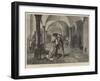The Convent of San Francesco During the Sacking of the City of Assisi by the Perugians, 1442-Frank W. W. Topham-Framed Giclee Print