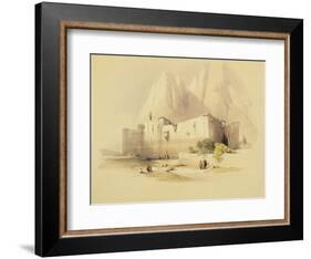 The Convent of St. Catherine, Mount Sinai, February 21st 1839, Plate 109-David Roberts-Framed Giclee Print