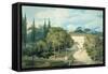 The Convent of St. Eufebio, Near Naples-Francis Towne-Framed Stretched Canvas