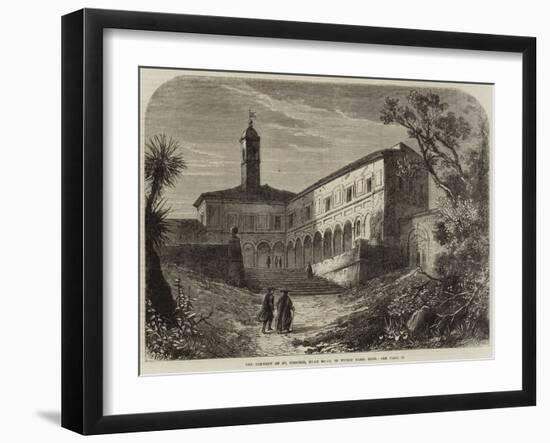 The Convent of St Onofrio, Near Rome, in Which Tasso Died-Edmund Morison Wimperis-Framed Giclee Print