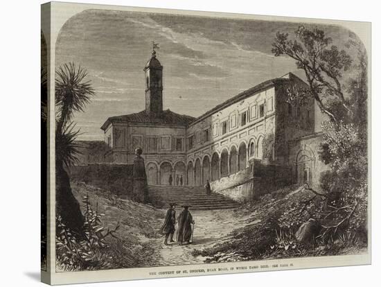 The Convent of St Onofrio, Near Rome, in Which Tasso Died-Edmund Morison Wimperis-Stretched Canvas